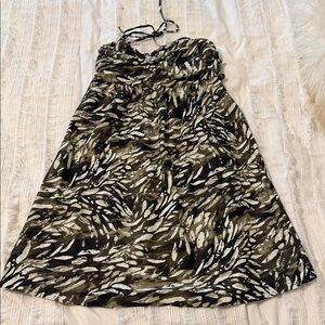 Stylish Black and White Women's Dress